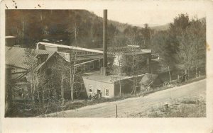 Postcard RPPC C-1910 Factory Industry occupation Plant roadside 23-12494