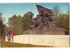 Alabama AL Vintage Postcard Alabama Memorial Vicksburg National Military Park