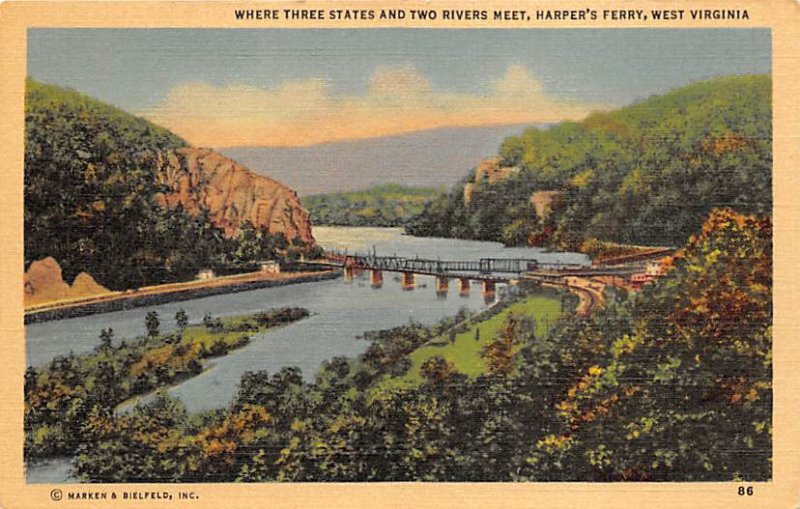 Where Three States and Two Rivers Meet, Harpers Ferry, WV