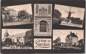 Netherlands Groet Uit Leerdam Multiview Vintage Postcard 09.47