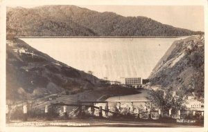 Fontana Dam North Carolina Scenic View Real Photo Vintage Postcard AA34791