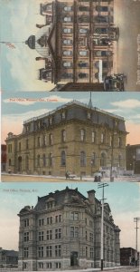 Windsor Toronto Post Office Ontario Canada 3x Postcard