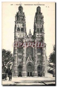 Postcard Old Tours Cathedrale Saint Gatien