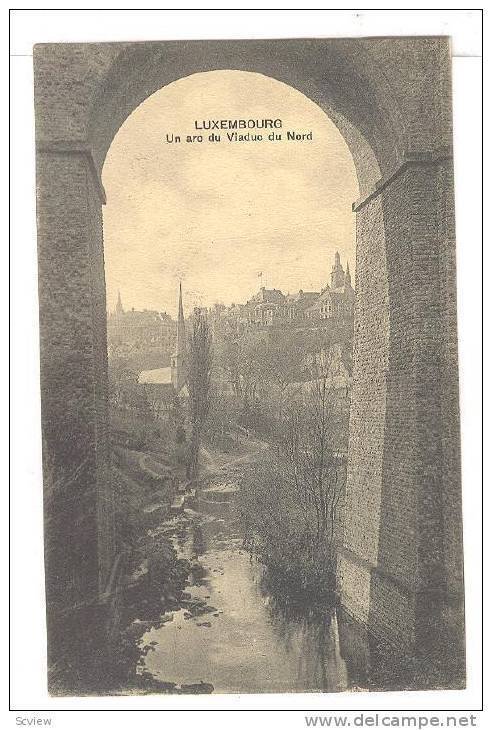 Un Arc Du Viaduc Du Nord, Luxembourg, 1900-1910s