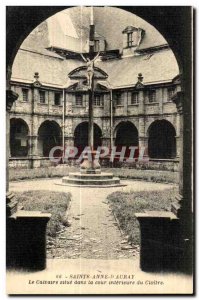 Old Postcard Sainte Anne d Auray Calvary Silue in the courtyard of the Cloister