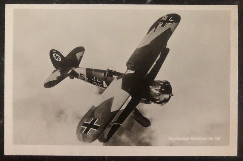 Mint WW2 RPPC Real Picture Postcard Germany dive bomber