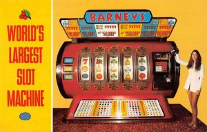 South Lake Tahoe California Barney's Casino Largest Slot Machine PC AA29398