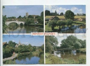 441334 Great Britain 1993 Kentish Villages RPPC to Germany advertising