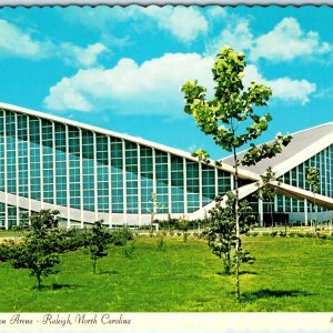 c1960s Raleigh, NC J.S. Dorton Arena Fairgrounds Modern Architecture 4x6 PC M11