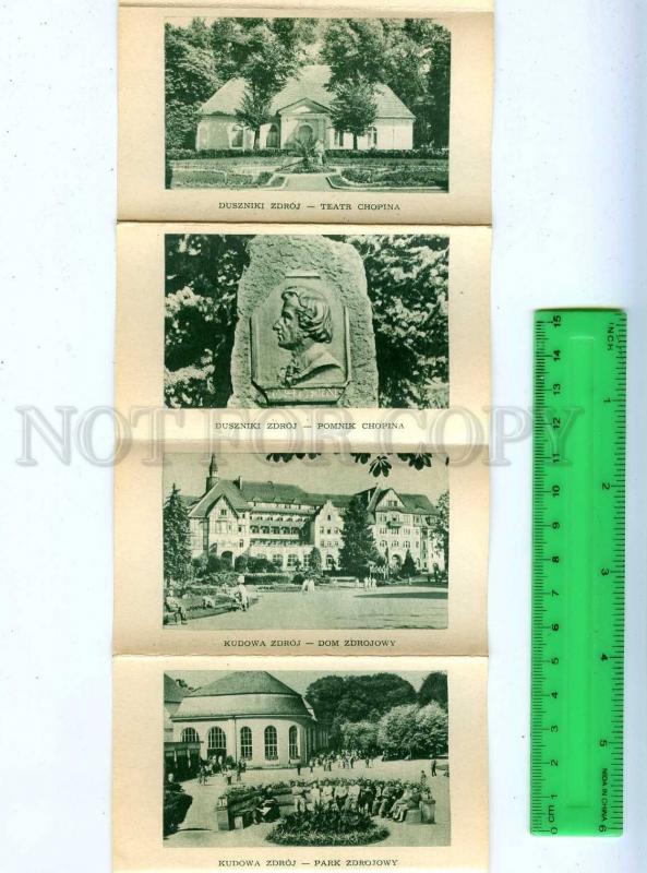 189044 POLAND Polanica Kudowa Duszniki Old set 10 card booklet