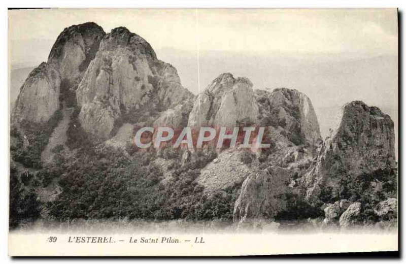 Old Postcard L & # 39Esterel The Holy Pilon