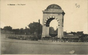 PC CPA SYRIA, DAMAS, RUE BAGDAD, Vintage Postcard (b27301)