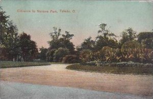 Ohio Toledo Entrance To Navarre Park 1912