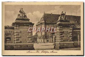 Old Postcard Mainz Rh Schlosstor Museum