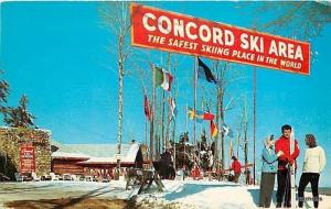 Concord Hotel Skiing Sports KIAMESHA LAKE, NEW YORK 7212 Postcard