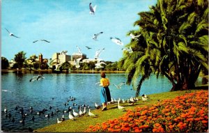 Florida Orlando Colorful Lake Eola