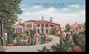 Tennessee Chattanooga Lookout Mountain Stonedge Residence Of Mr And Mrs J B P...