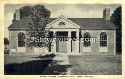 Public Library - Southern Pines, North Carolina NC  
