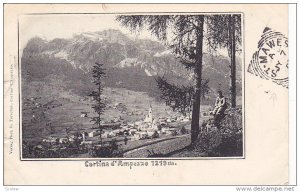 CORTINA D´AMPEZZO 1219 m., Belluno, Italy, PU-1902
