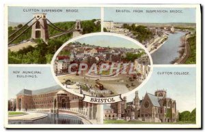 Postcard Modern Bristol Clifton Suspension Bridge