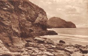 TINTAGEL CORNWALL UK LYE ROCK~BOSSINEY BAY FRITH'S #69682 POSTCARD