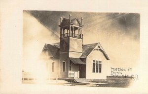 c'15, RPPC, Real Photo, M.E.Methodist Church, Miranda, SD,Old Post Card