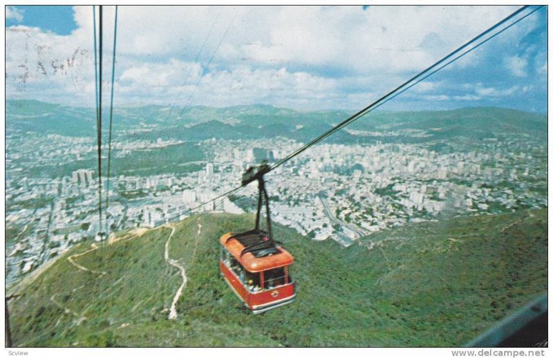 View from the Cable Car to Mt. Avila,  Land of Simon Bolivar,  Caracas,  Vene...