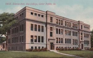 Iowa Cedar Rapids Science Hall Coe College 1913