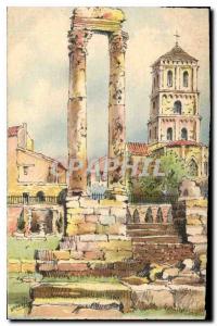 Postcard Ancient Arles Theater Antique