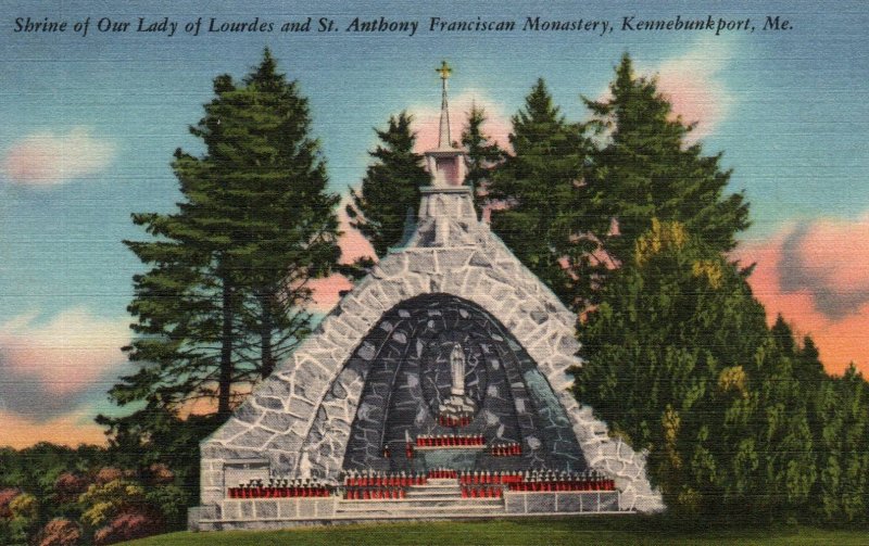 Shrine of Our Lady of Lourdes,St Anthony Franciscan Monastary,Kennebunkport,ME