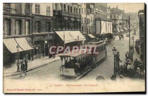 Postcard Old Tram Train Nancy Rue Saint Jean Central Point