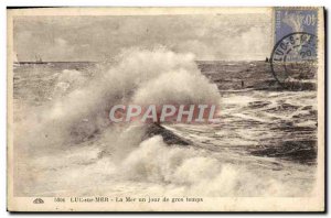 Old Postcard Luke sea the sea one day big time