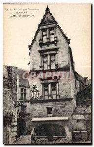 Sarlat - Hotels Maleville - Old Postcard