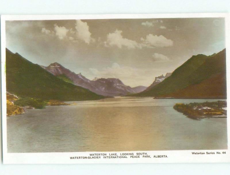 old rppc NICE VIEW Waterton Park - Near Lethbridge Alberta AB W0813