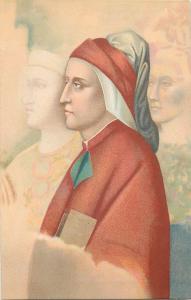 Ritratto di Dante affresco di Giotto