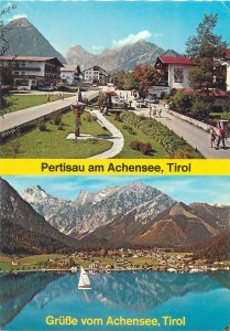 Austria Pertisau am Achensee Tirol multiview souvenir Postcard