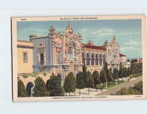 Postcard Palace of Food and Beverages San Diego California USA