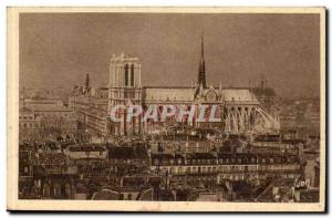 Paris Old Postcard Notre Dame