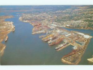 Unused Pre-1980 AERIAL VIEW OF TOWN Pascagoula Mississippi MS n1787@