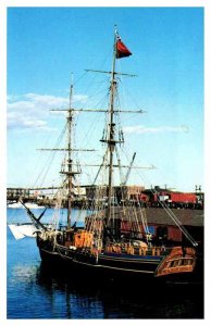 Postcard BOAT SCENE Boston Massachusetts MA AR8669