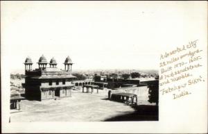 Deserted City Near Agra India Fatehpur Sikri c1910 Real Photo Postcard rtw