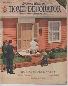 1963 Sherwin-Williams Home Decorator Catalog & Painting Guide Mid-Century Mod