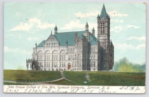 Syracuse NY~John Crouse College Fine Arts Syracuse University~Vintage Postcard
