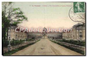 Old Postcard Le Vesinet Asylum On Overview Facade And Main