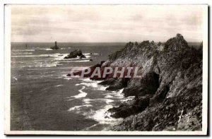 Old Postcard The Pointe du Raz The Spur and La Vieille