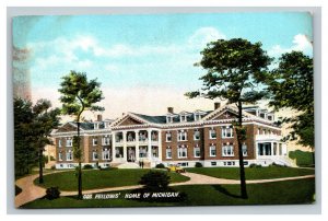 Vintage 1920's Postcard The Odd Fellows Home of Michigan Jackson MI