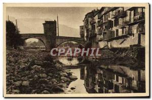 Old Postcard Sospel The bed of Bevera