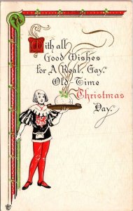 Merry Christmas With Waiter