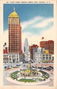 Court Street, Liberty Bank Buffalo, NY, USA 1957 