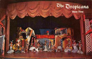 Tropicana Casino Floor Show Revue Las Vegas Nevada postcard